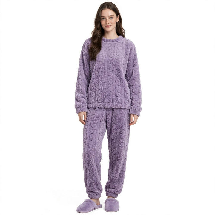 Blakely | Women’s Fleece Loungewear Set Pajamas