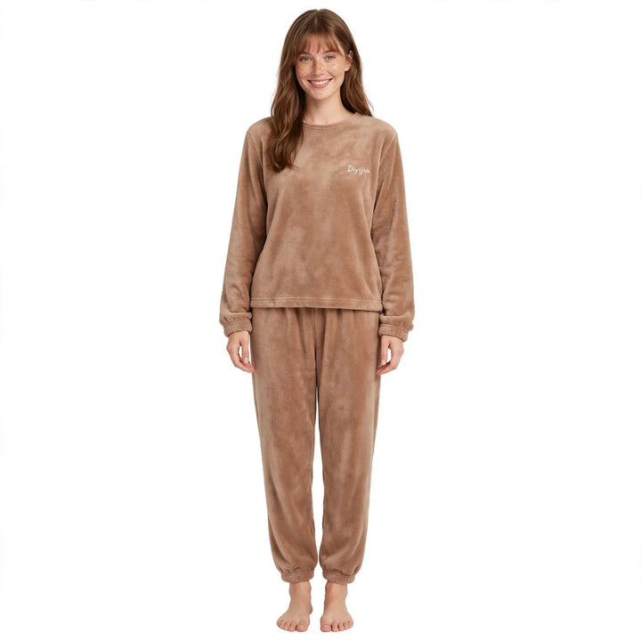 Reagan | Women’s Fleece Pajamas Loungewear Set