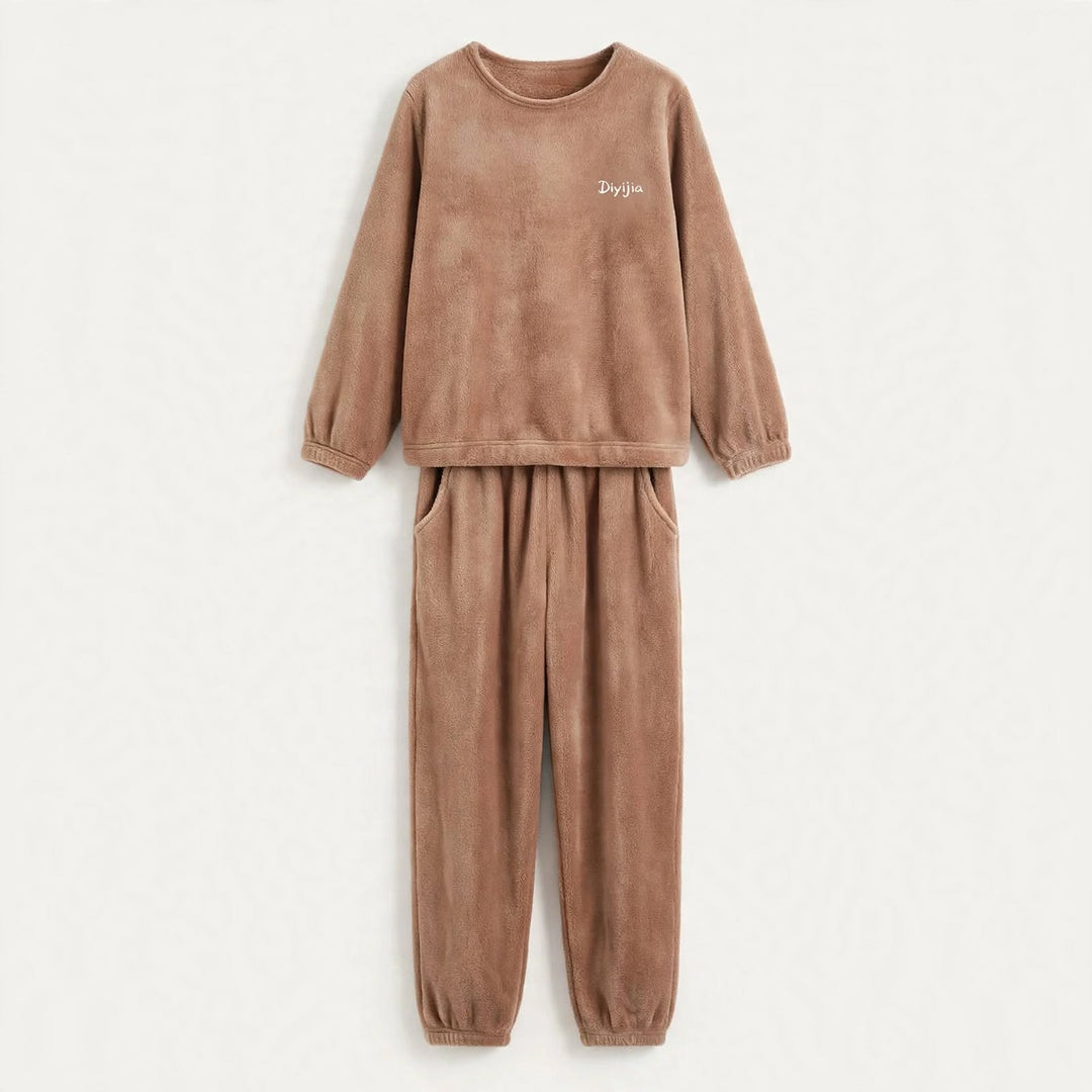 Reagan | Women’s Fleece Pajamas Loungewear Set