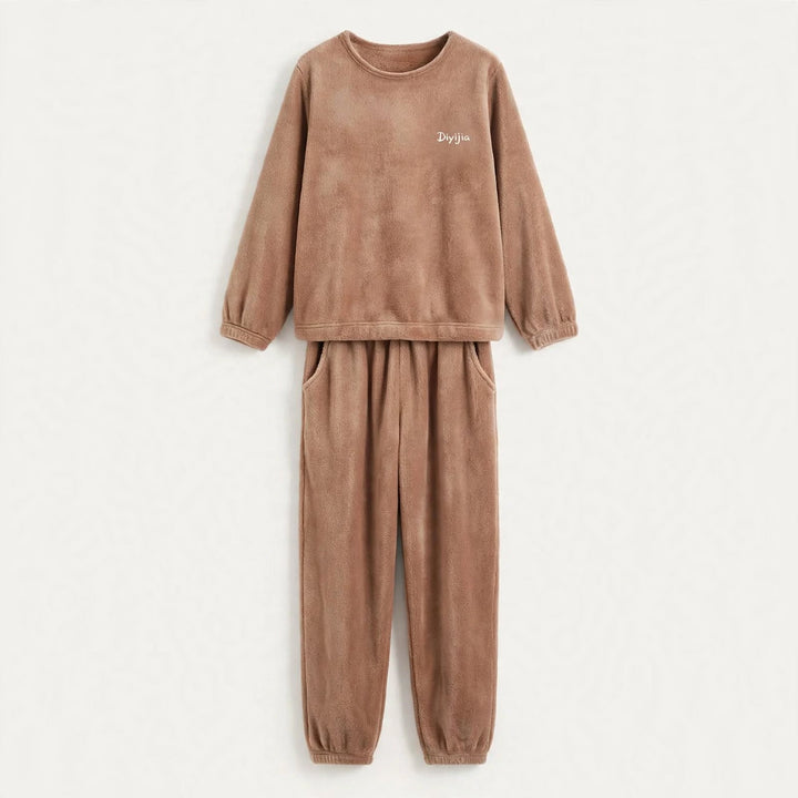 Reagan | Women’s Fleece Pajamas Loungewear Set