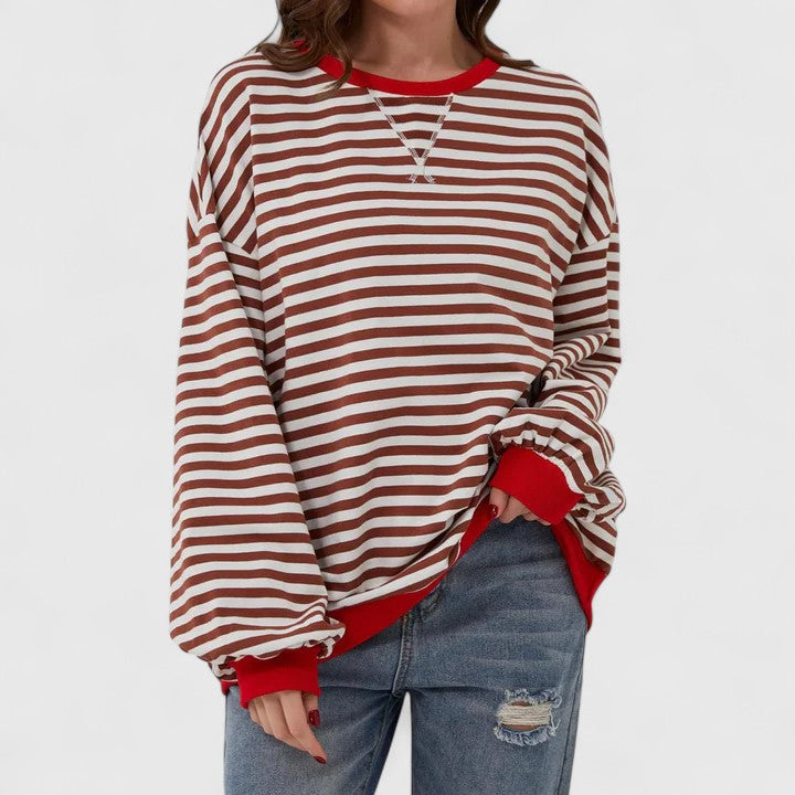 Kayli | Women's Oversized Striped Sweater