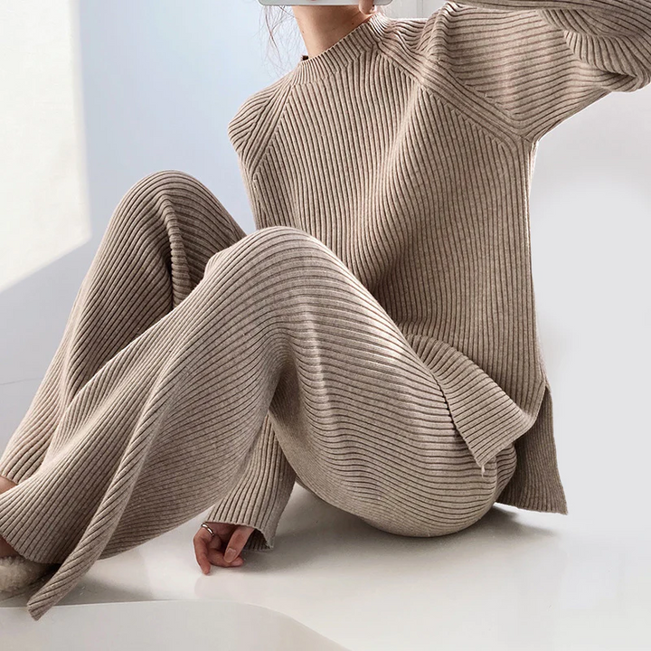 Sloane | Women’s Ribbed Knit Sweater Lounge Set