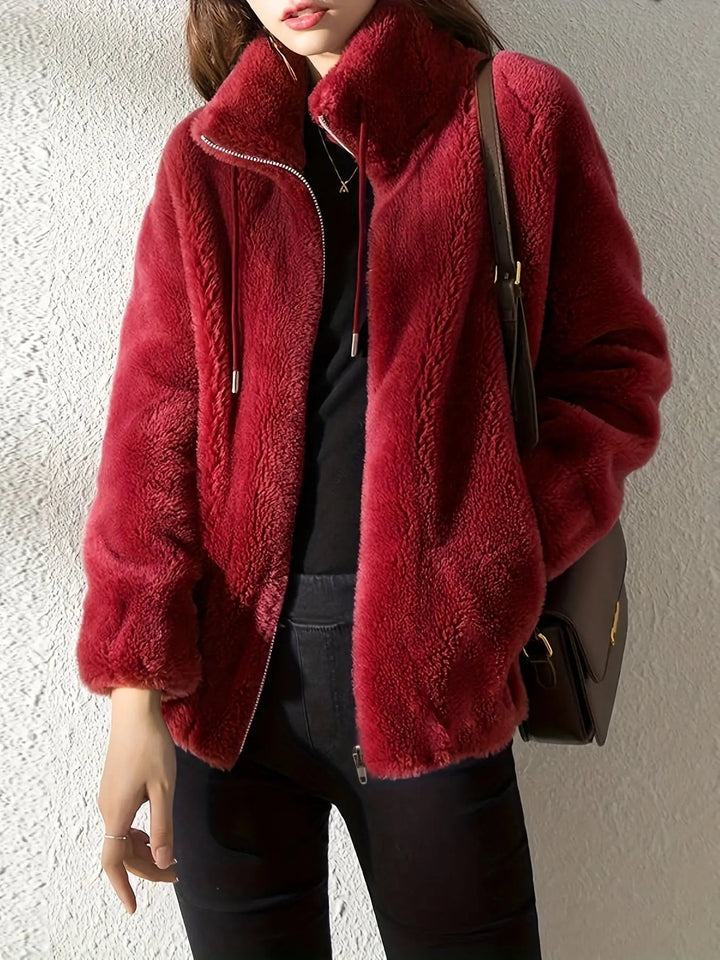 Bettina | Women’s Fuzzy Teddy Fleece Jacket