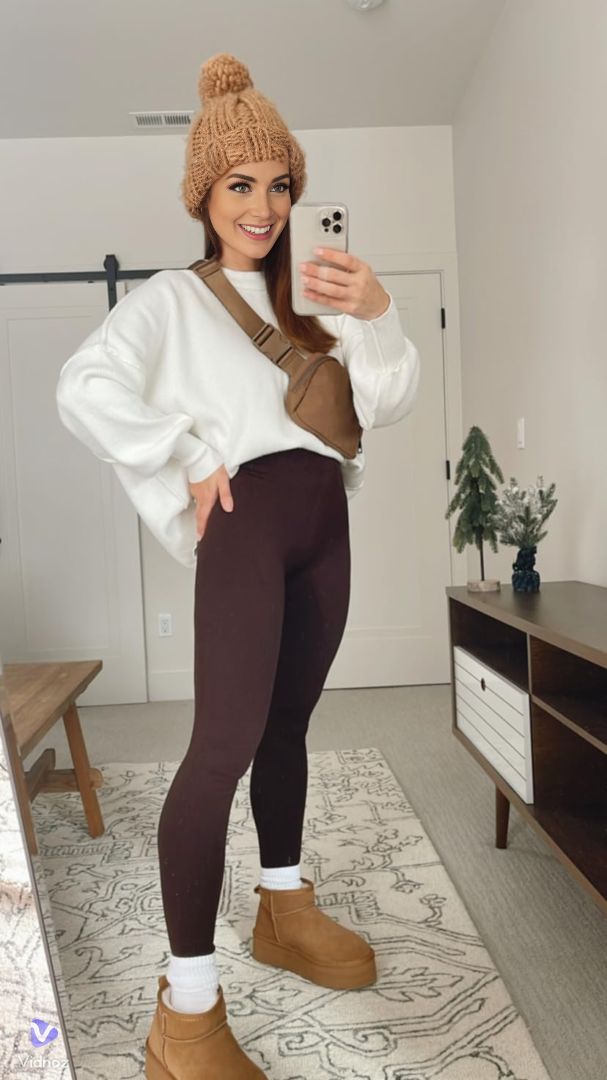 Quinn | Women’s Thermal Fleece Lined Ankle Leggings
