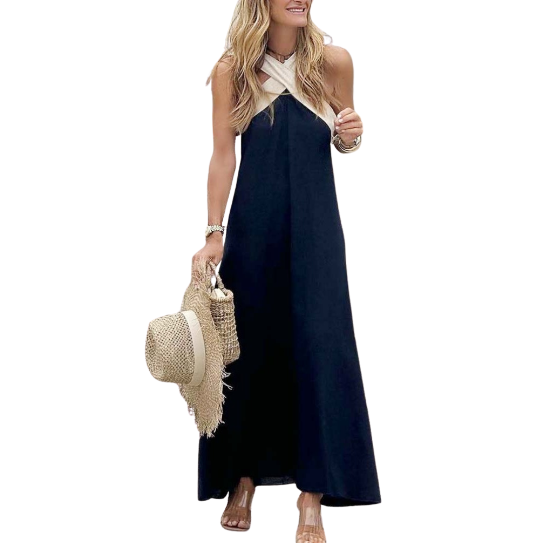 Orella | Cross-Neck Dress