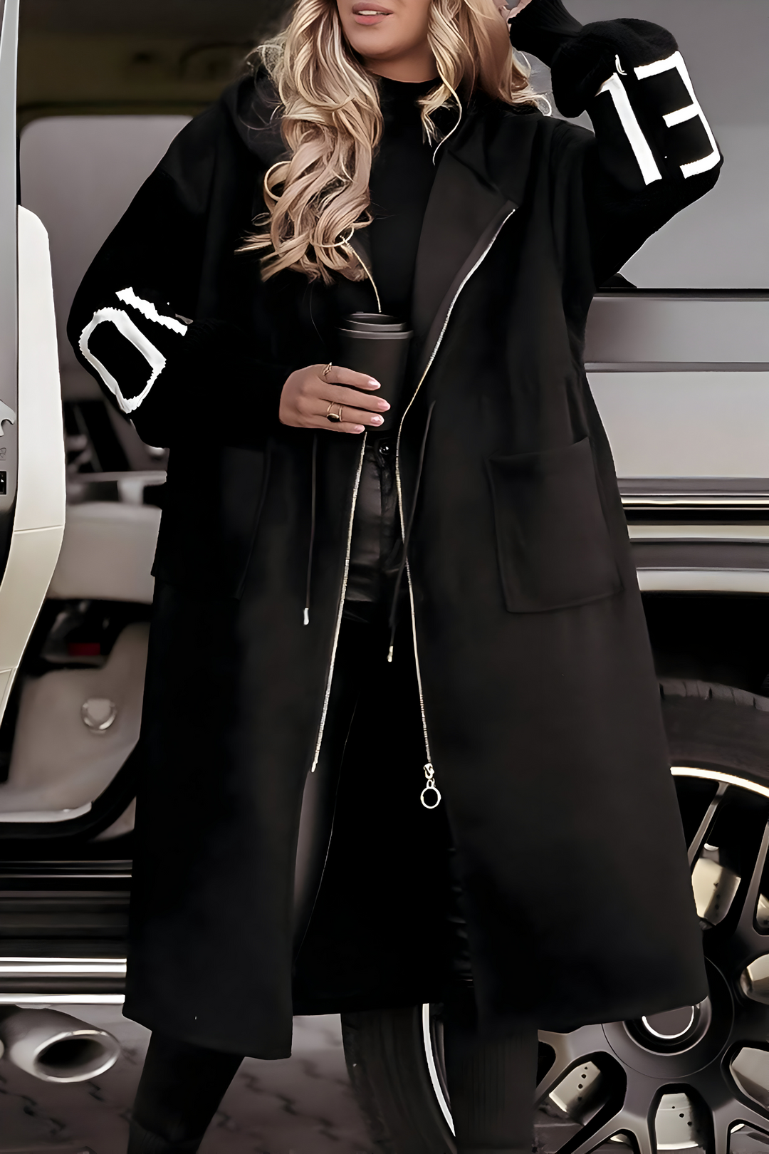 Rosana | Elegant Hooded Coat