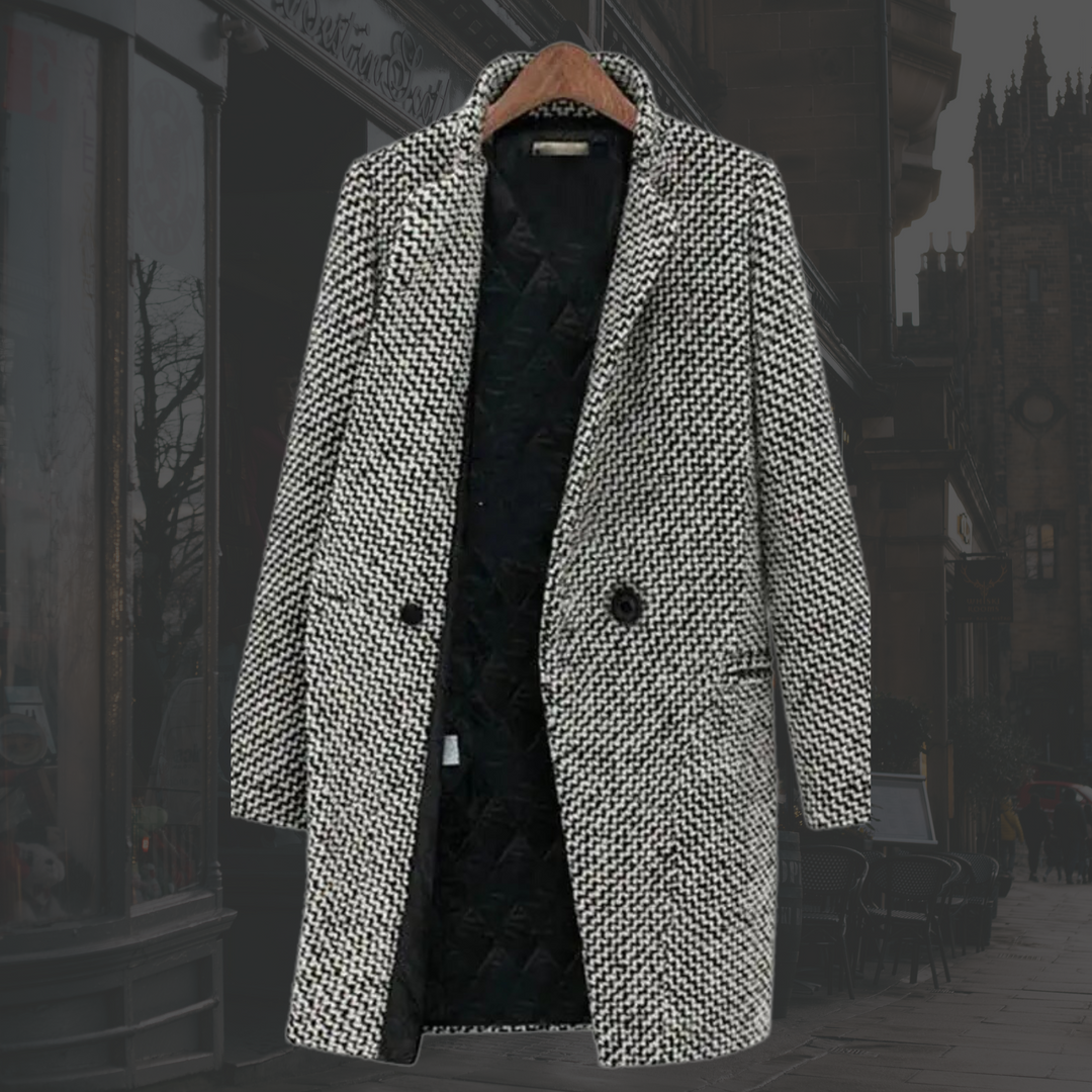 Theodora | Women’s Single Breasted Overcoat with Notch Lapels