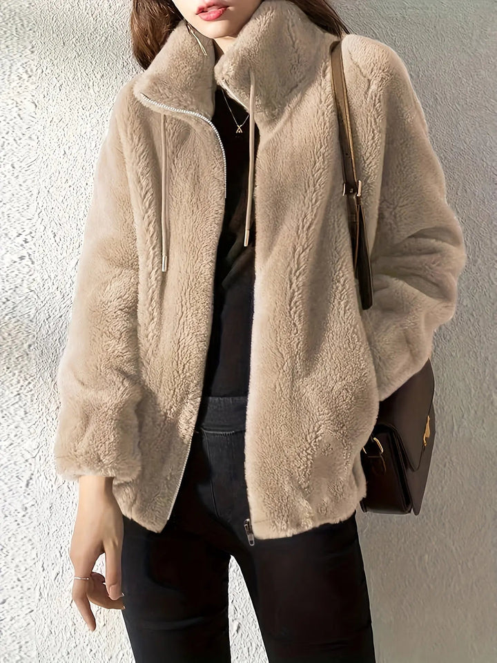 Bettina | Women’s Fuzzy Teddy Fleece Jacket