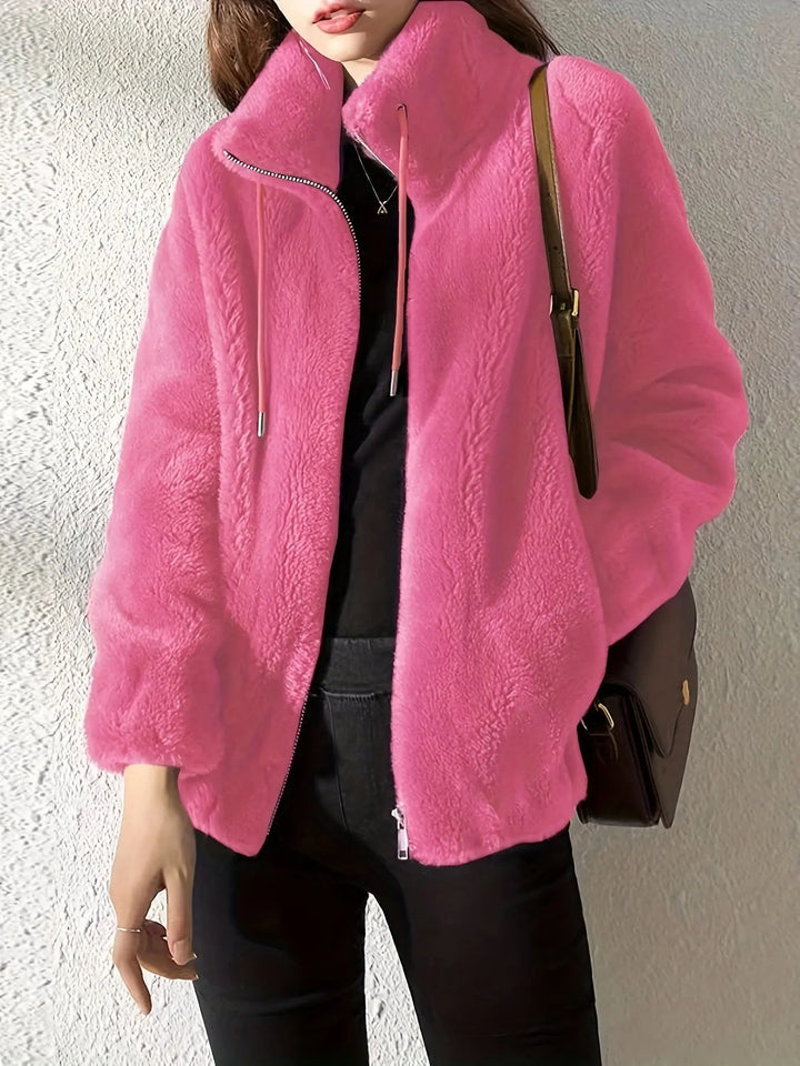 Bettina | Women’s Fuzzy Teddy Fleece Jacket