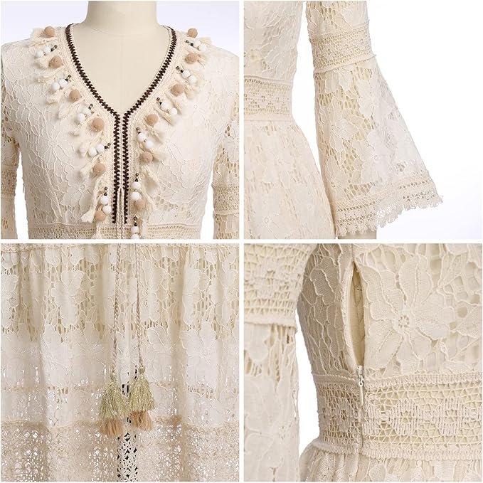 Amary - Boho Lace Dress