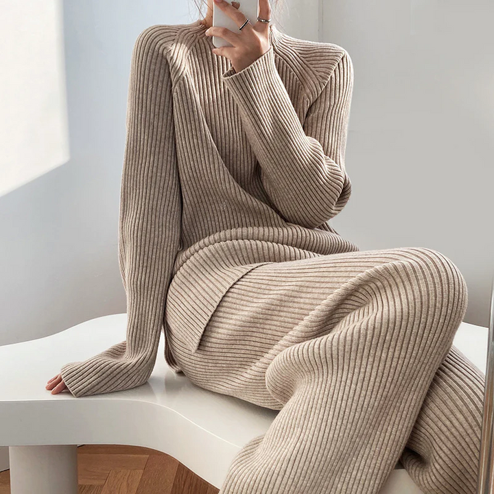 Sloane | Women’s Ribbed Knit Sweater Lounge Set