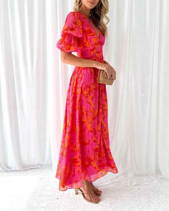 Lilibet | Radiant Flowy Dress