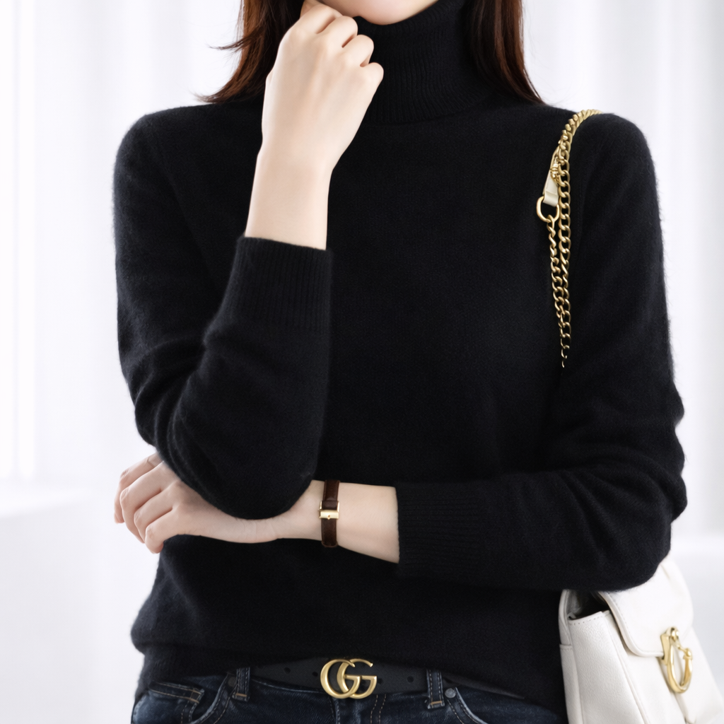 Sienna | Women's Ribbed Turtleneck Sweater