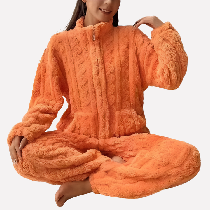 Blakely | Women’s Fleece Loungewear Set Pajamas