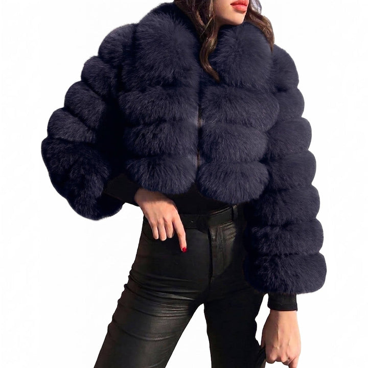Octavia | Women’s Cropped Faux Fur Jacket