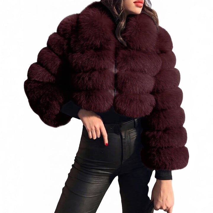 Octavia | Women’s Cropped Faux Fur Jacket