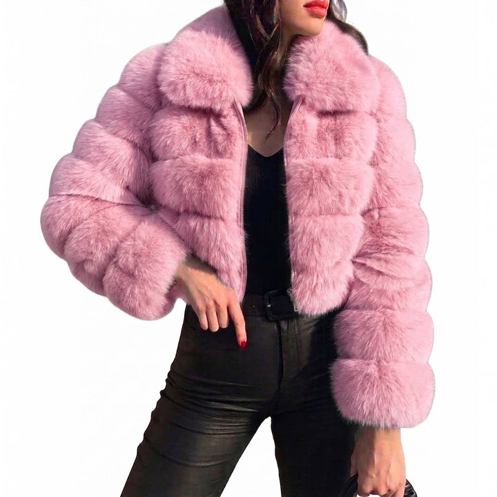 Octavia | Women’s Cropped Faux Fur Jacket