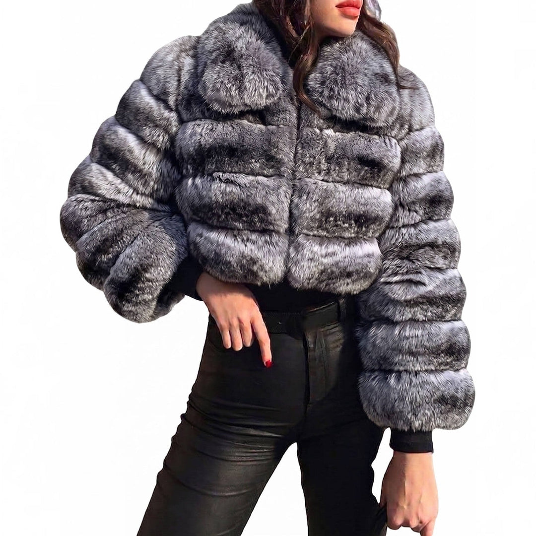 Octavia | Women’s Cropped Faux Fur Jacket