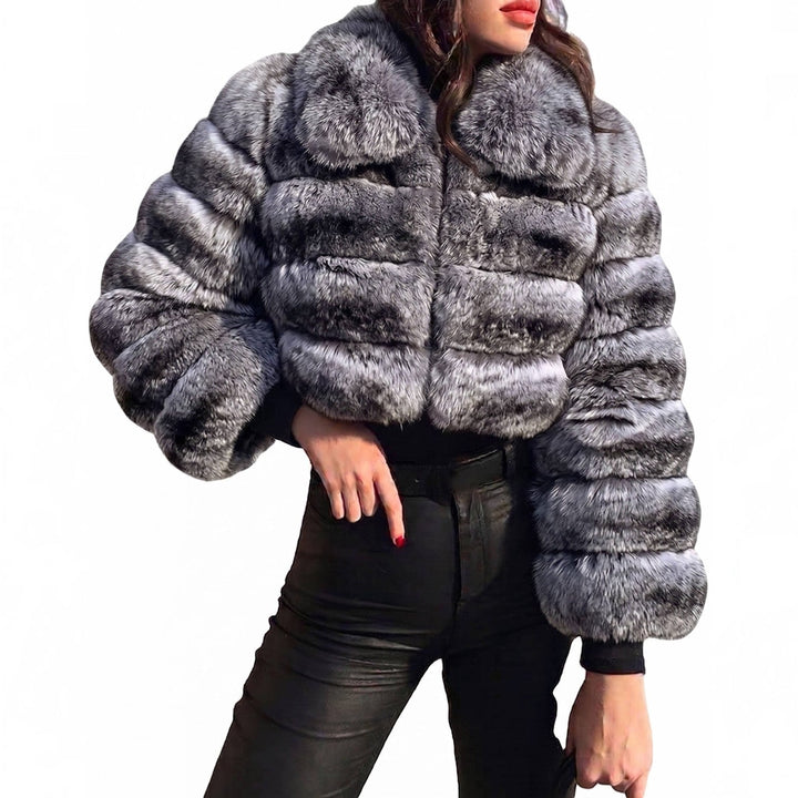 Octavia | Women’s Cropped Faux Fur Jacket