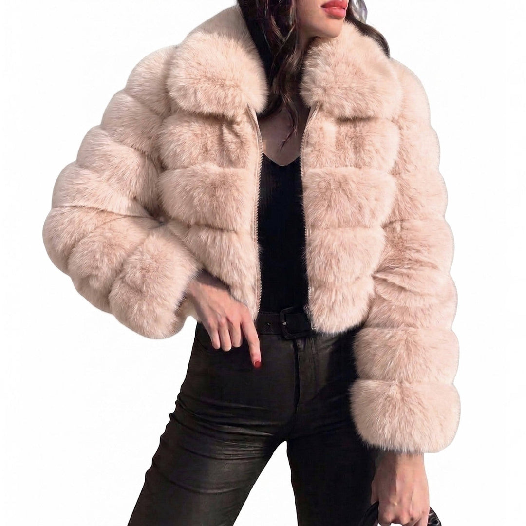 Octavia | Women’s Cropped Faux Fur Jacket