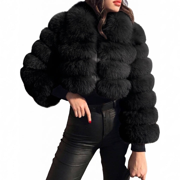 Octavia | Women’s Cropped Faux Fur Jacket