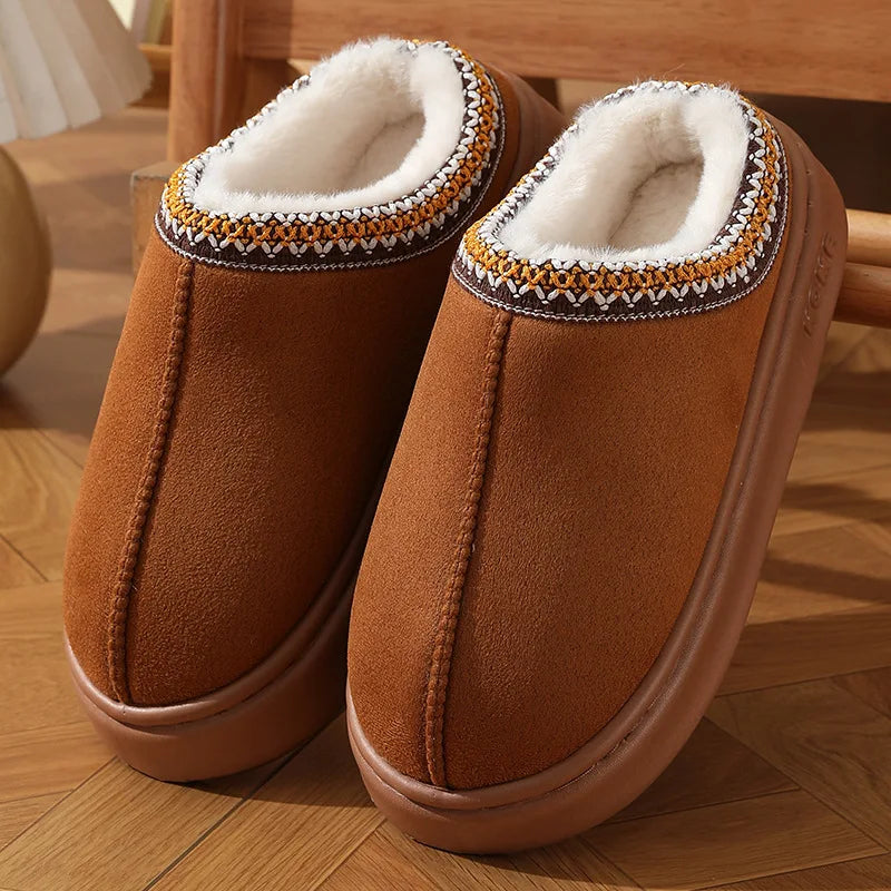 Penny | Women’s Fuzzy Platform Clog Slippers