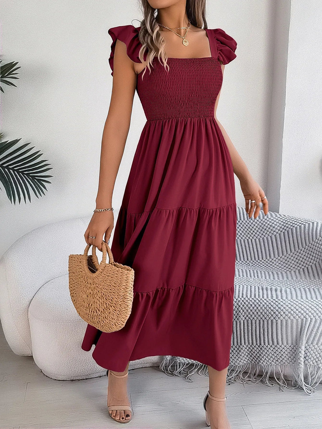 Yessa - Elegant Tiered Dress