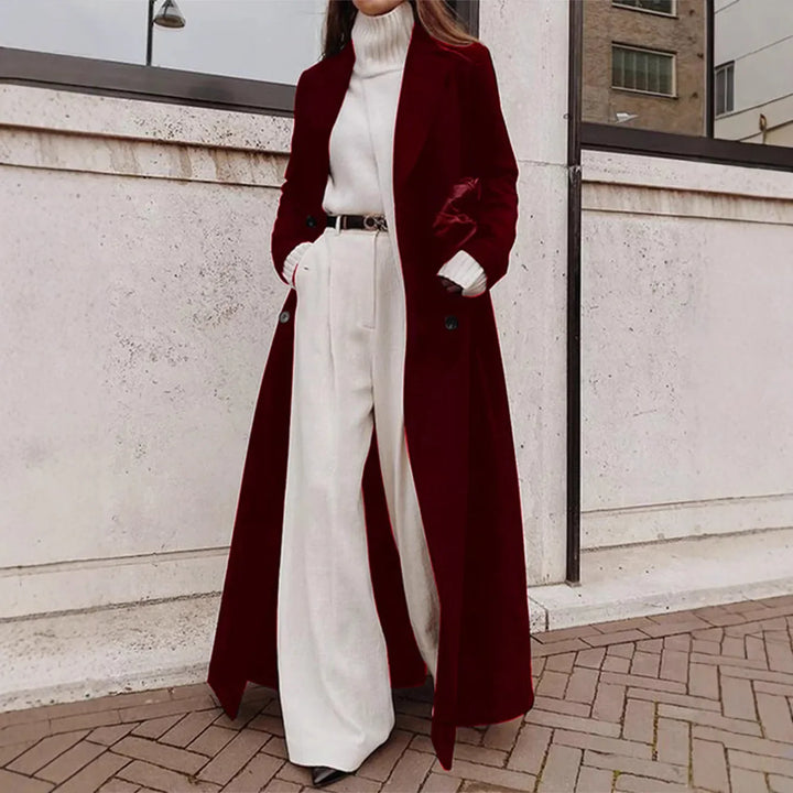 Elspeth | Women’s Double Breasted Long Coat