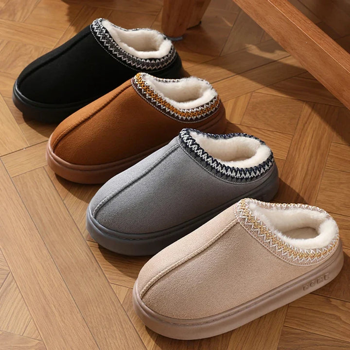 Penny | Women’s Fuzzy Platform Clog Slippers