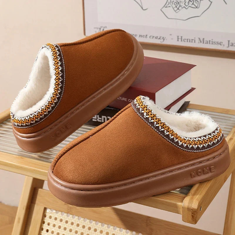 Penny | Women’s Fuzzy Platform Clog Slippers