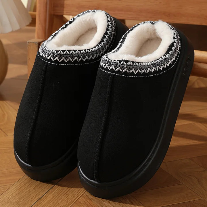 Penny | Women’s Fuzzy Platform Clog Slippers