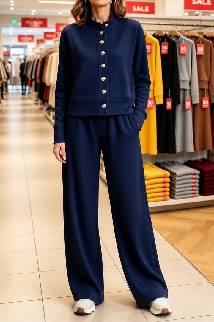Perrine | Women’s Button Up Cardigan Lounge Set
