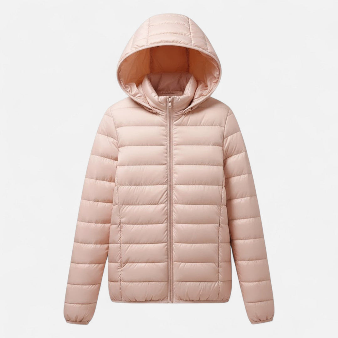 Adrienne | Women’s Lightweight Hooded Down Puffer Jacket
