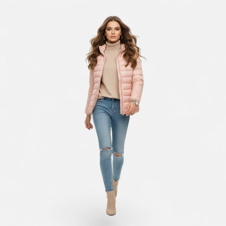 Adrienne | Women’s Lightweight Hooded Down Puffer Jacket