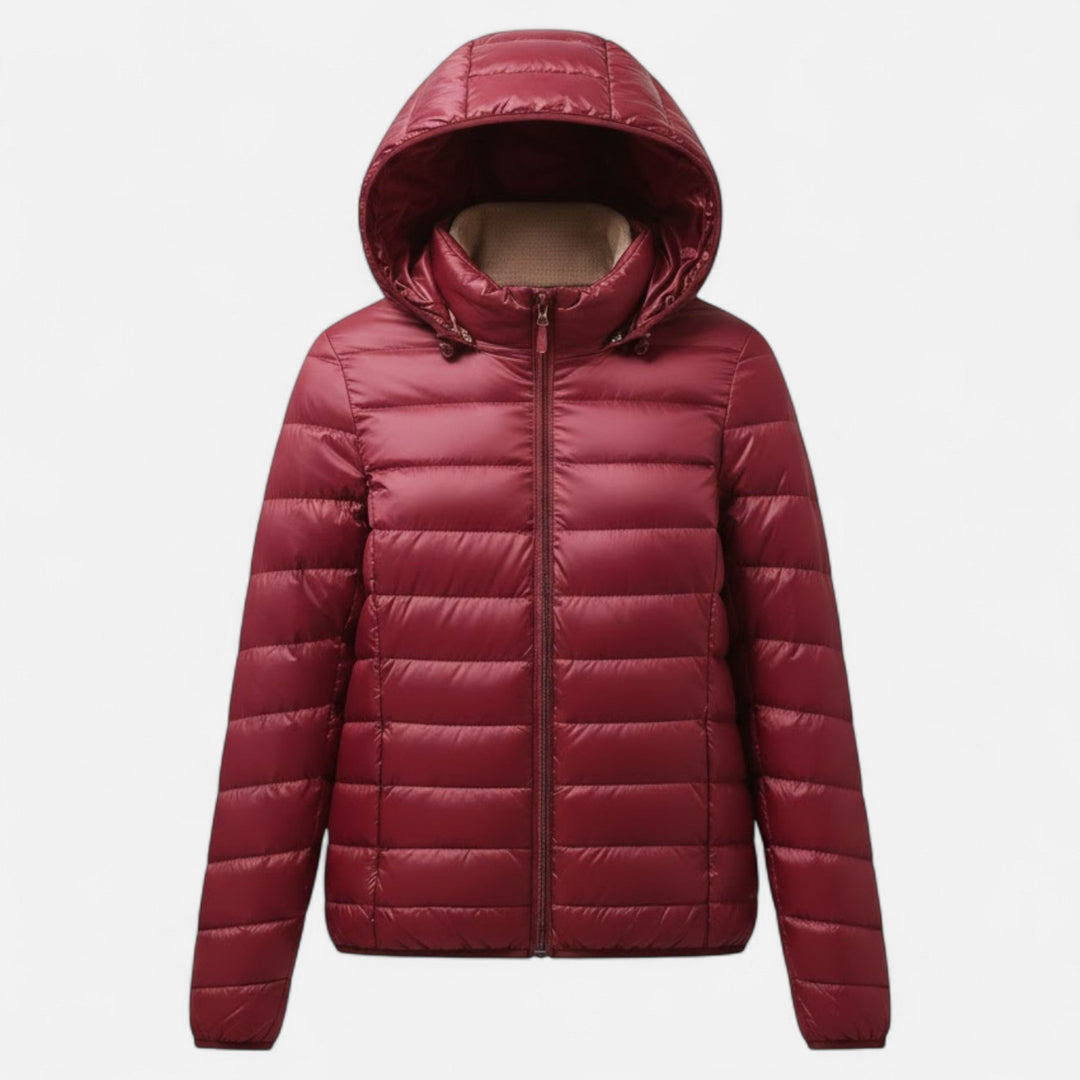 Adrienne | Women’s Lightweight Hooded Down Puffer Jacket