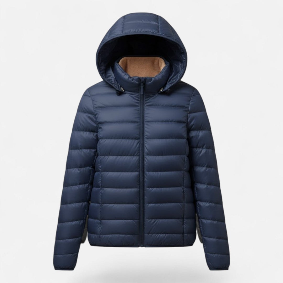 Adrienne | Women’s Lightweight Hooded Down Puffer Jacket