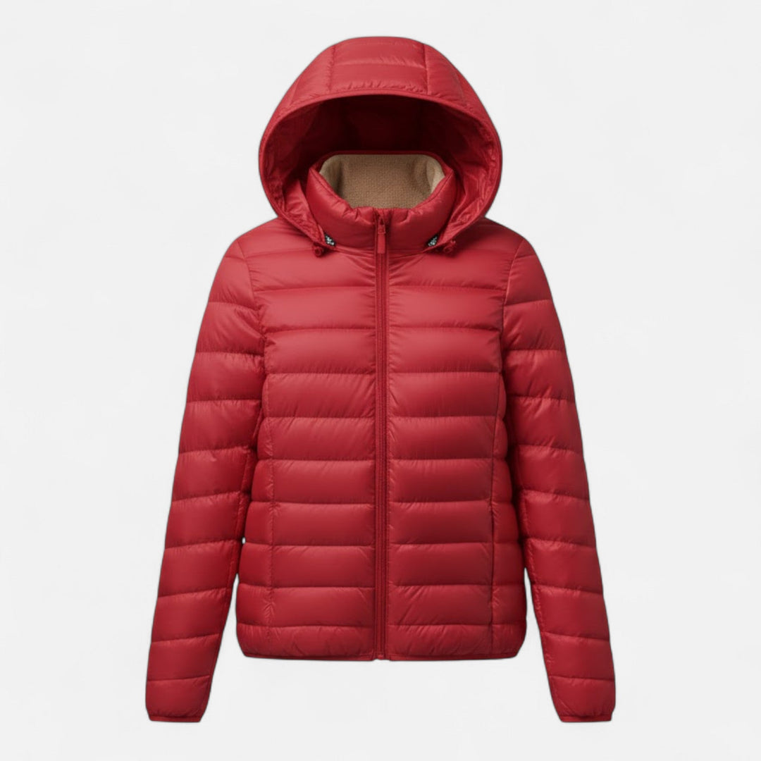 Adrienne | Women’s Lightweight Hooded Down Puffer Jacket