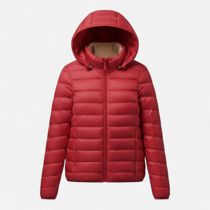 Adrienne | Women’s Lightweight Hooded Down Puffer Jacket