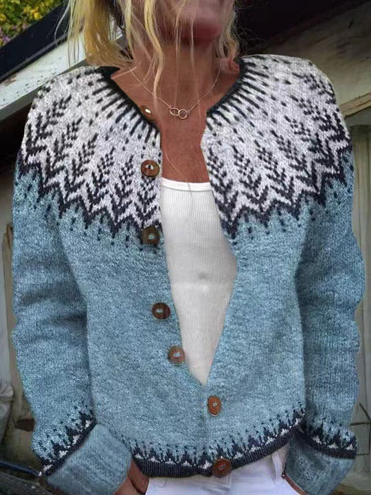 Lillian | Women’s Vintage Fair Isle Cardigan