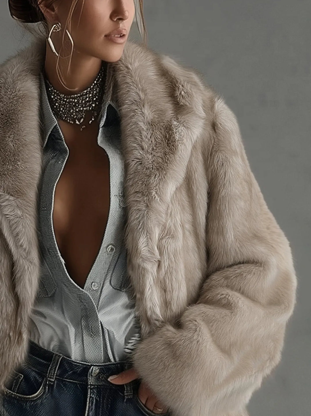 Gwendolyn | Women’s Faux Fur Jacket