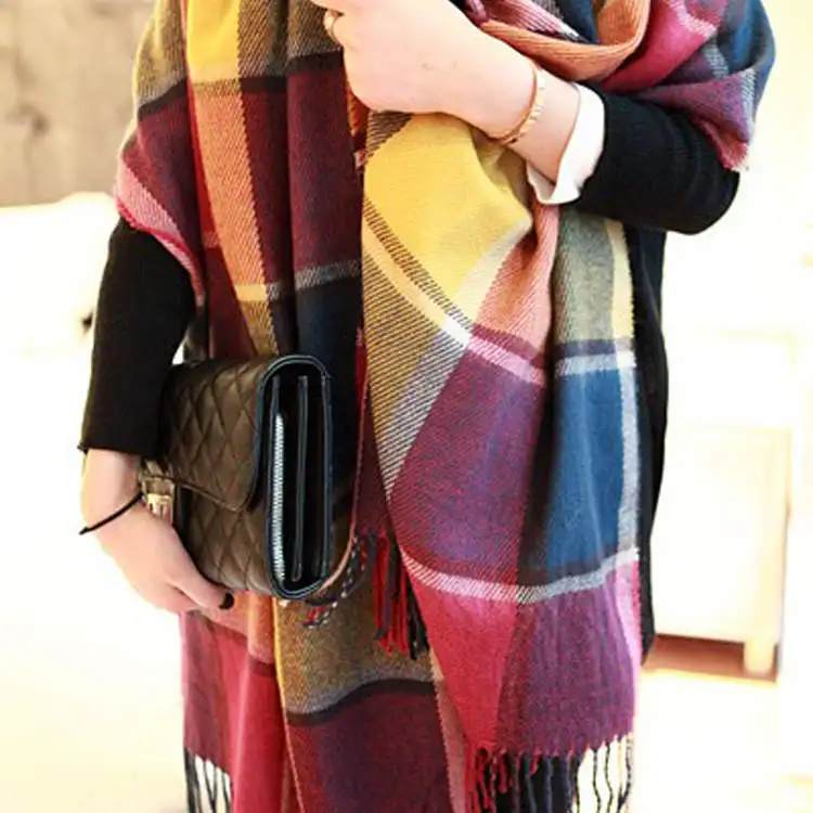 Harlow | Women’s Plaid Winter Scarf