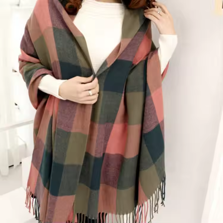 Harlow | Women’s Plaid Winter Scarf