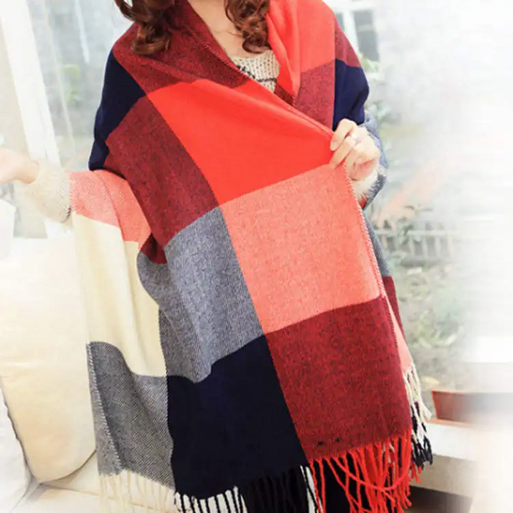Harlow | Women’s Plaid Winter Scarf