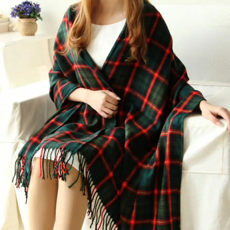 Harlow | Women’s Plaid Winter Scarf