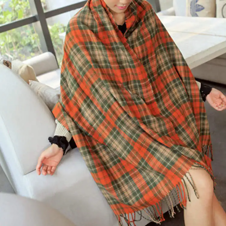 Harlow | Women’s Plaid Winter Scarf