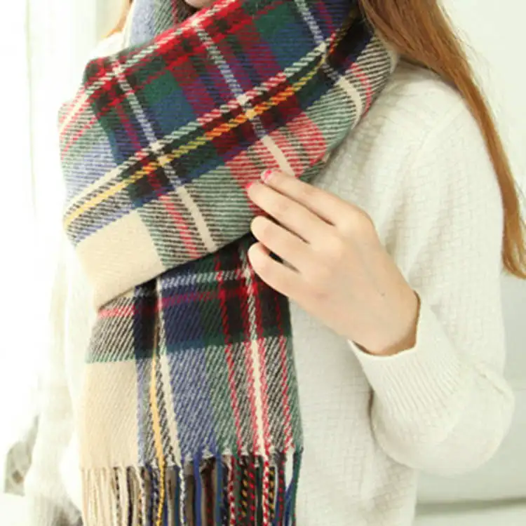 Harlow | Women’s Plaid Winter Scarf