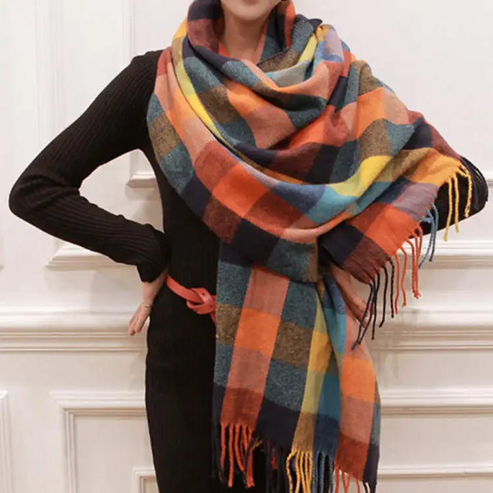 Harlow | Women’s Plaid Winter Scarf