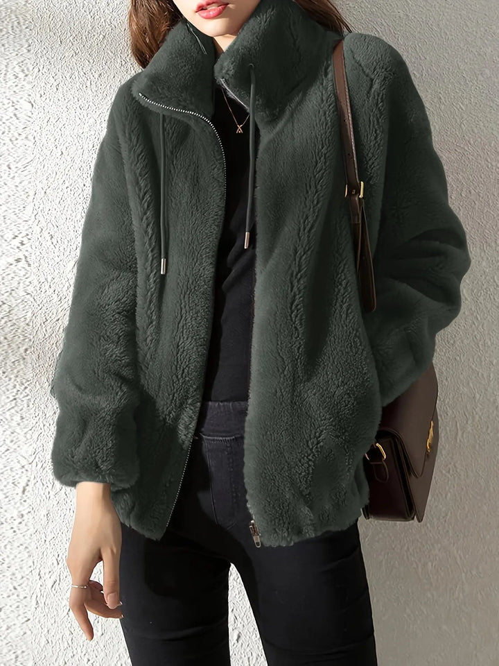 Bettina | Women’s Fuzzy Teddy Fleece Jacket