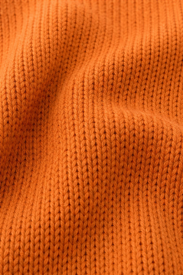 Robyn | Women's Oversized Hooded Knit Sweater with V-Neck Drawstring