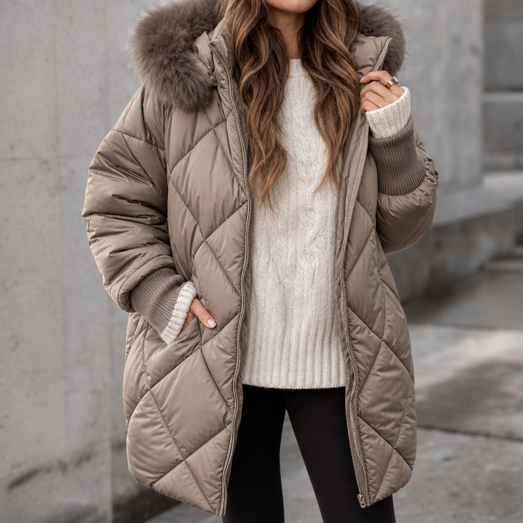 Brigitte | Women’s Quilted Winter Parka